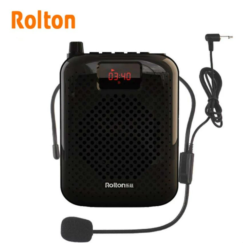 K500 Portable Microphone Bluetooth Card Speaker Recording Function Amplifier Teacher Guide Hanging High Power Speaker Megaphone