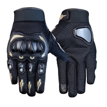 

Pro Biker Full Finger Touch Screen Motorcycle Gloves PVC Motorbike Glove Cycling Riding Racing Gloves Motocross Non-slip Luva