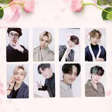Lot de 8 cartes de vœux KPOP pour Fans, cartes Photo d'action pour répondre aux cartes postales
