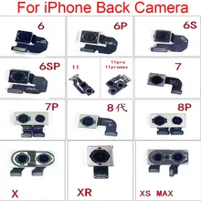 Ban Đầu Camera Dành Cho Iphone 5 5S 6 6S 7 8 Plus Camera Phía Sau Chính Ống Kính Flex cáp Camera Dành Cho Iphone X XR XS MAX 11 PRO Camera