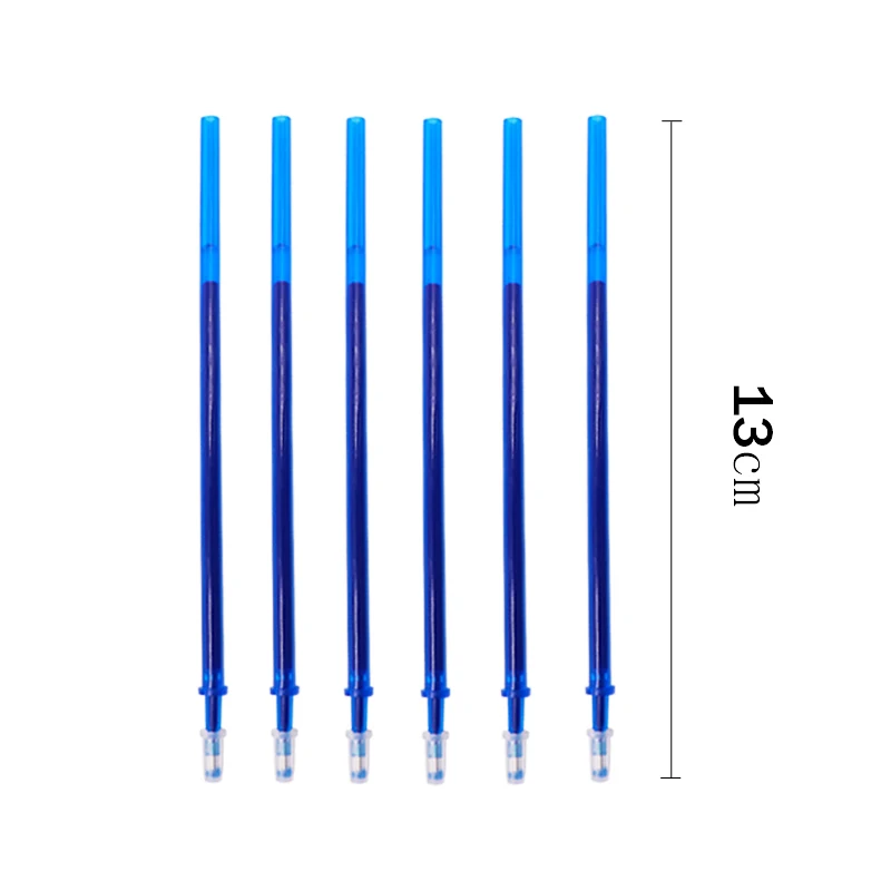 12 шт. стирающаяся ручка с пастой гелевой ручкой 0,5 мм синие Черные чернила Волшебные гелевые ручки офисные школьные принадлежности канцелярские инструменты для письма подарок