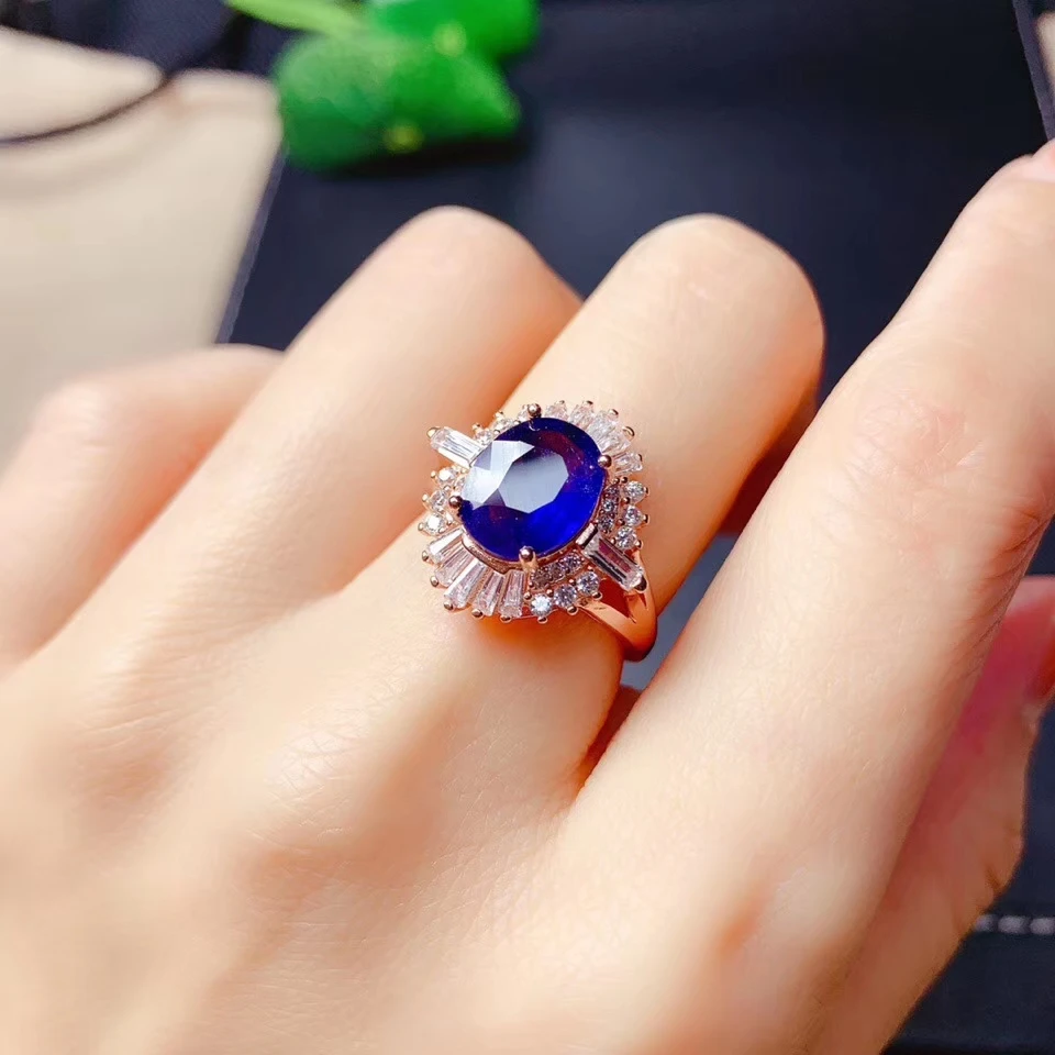 Neelam Gemstone Ring (नीलम अंगूठी) | Buy Blue Sapphire Ring