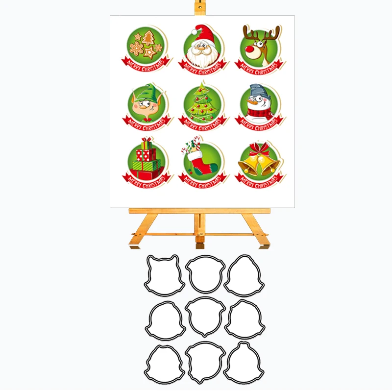 

ZhuoAng Halloween Cutting Dies Clear Stamp For Scrapbooking Card Making Album Silicone Clear Stamp Card Crafts