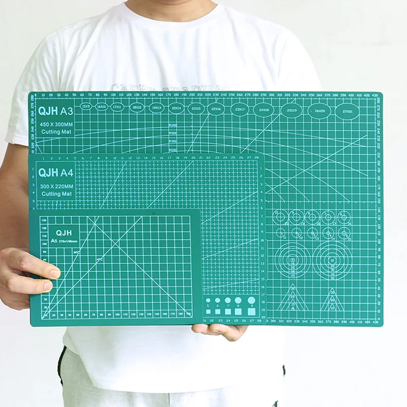 A2A3A4 PVC kesme Mat kesme pedi Patchwork Cut Pad A3 Patchwork araçları manuel DIY aracı kesme kurulu çift taraflı kendinden şifa