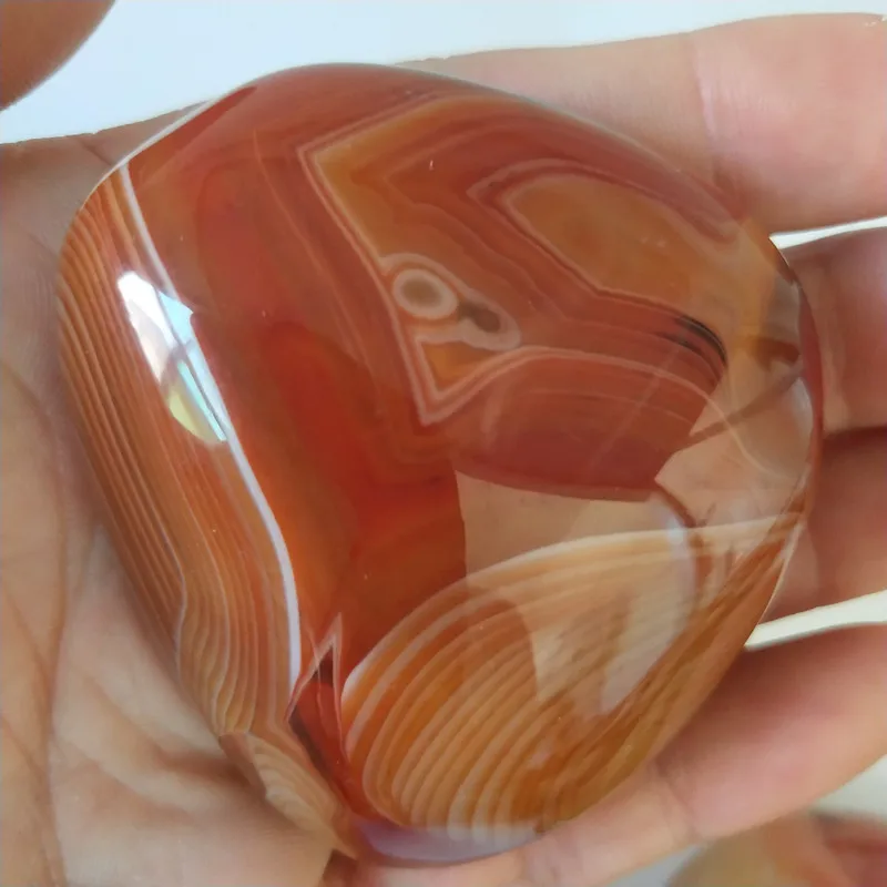 Натуральный камень красный агатанд узорные silke пальмовые камни Мани маленькие камни и кристаллы заживляющие кристаллы - Цвет: M17          98g