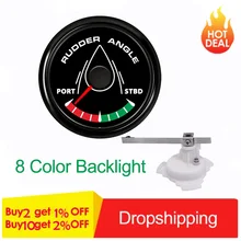 52 мм 0-190 Ом индикатор угла руля с датчиком угла руля 8 цветов подсветка 12 В/24 В аксессуары для грузовиков для лодки набор 52 мм 0-190 Ом индикатор угла руля с датчиком угла руля 8 цветов подсветка 12 В/24 В аксессуары для грузовиков для лодки набор