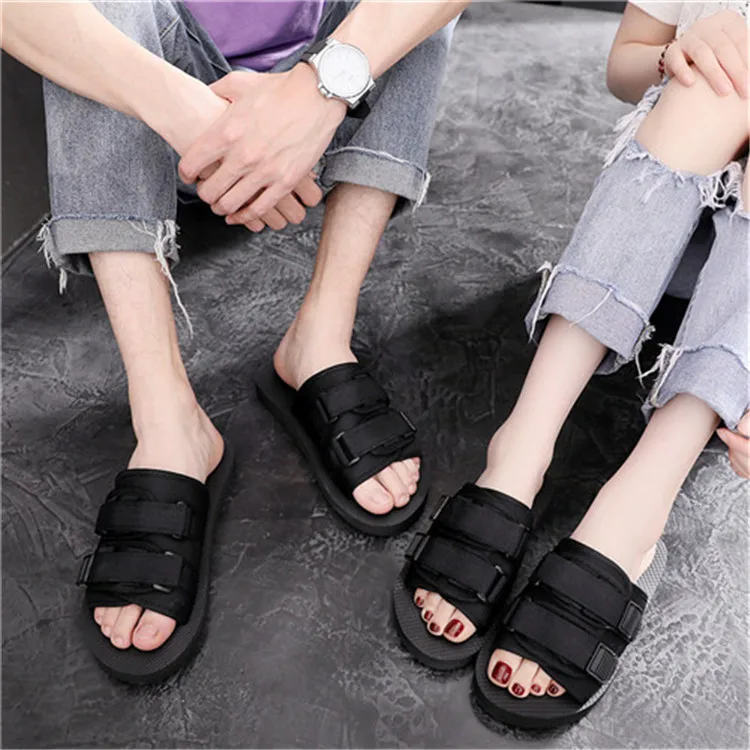 

Viet Nam Sandals Women's Outer Wear Online Celebrity Summer New Style Korean-style Flat Versatile Students Couples Slipper Men A
