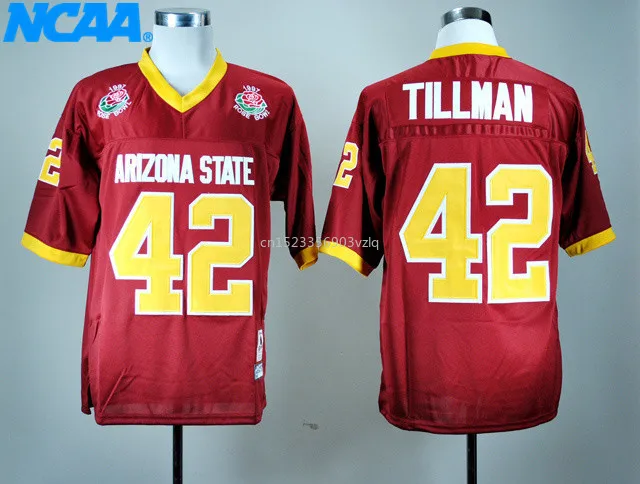 Новое поступление, высокое качество, Pat Tillman#42 футболка колледжа, майки, молодежные майки, S-XXXL