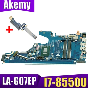 

AKemy For HP 15-DA 15-da0073wm Laptop Motherboard I7-8550U CPU L20371-001 L20371-601 EPK50 LA-G07EP DDR4