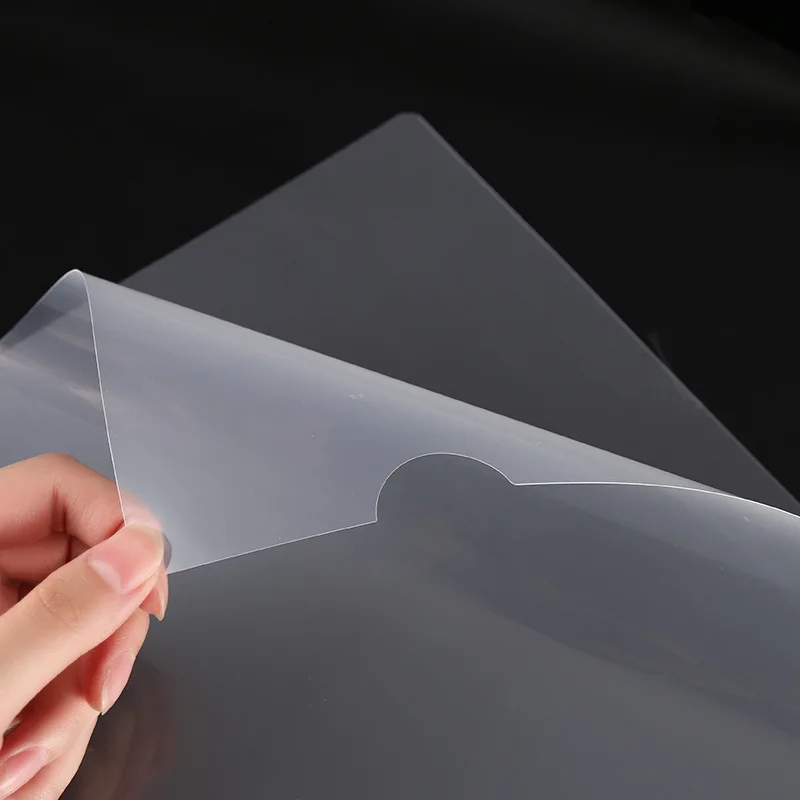 40 шт l-образная пластиковая папка-18C прозрачная папка для документов формата А4 бумажные гильзы