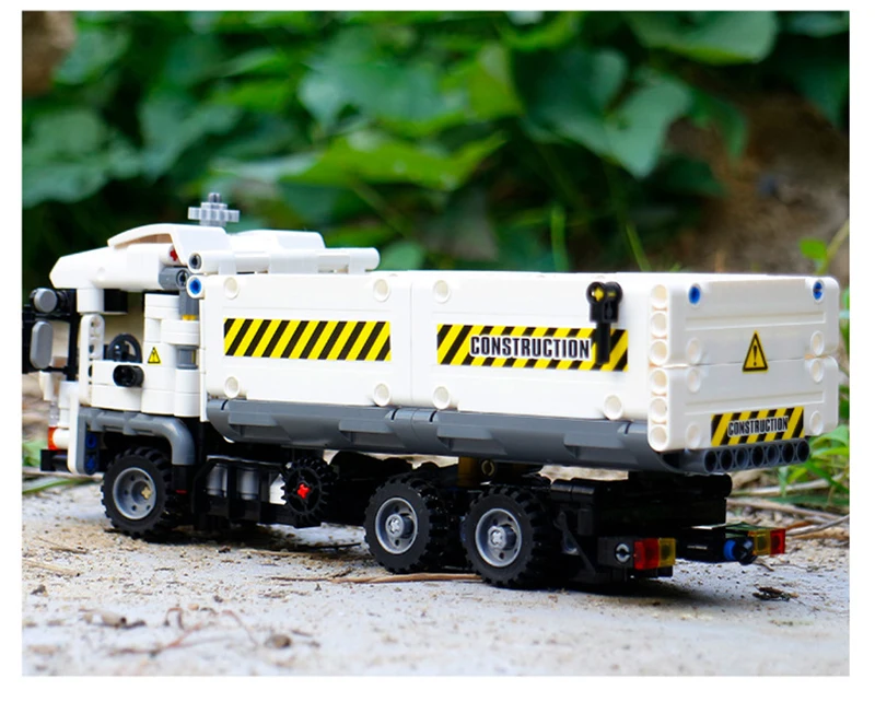 Sembo Technic, городской перевозчик, строительные блоки для грузовиков, наборы, кирпич, совместимый для Leged Engineering Dirt Truck In Blocks