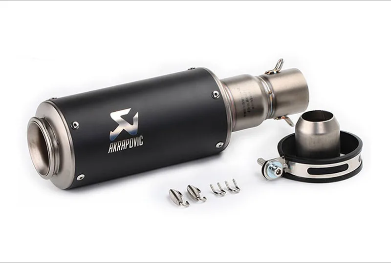 Глушитель выхлопной трубы moto rcycle Универсальный Escape de moto Akrapovic moto cicleta выхлопная труба для Honda Yamaha Kawasaki 51 мм на входе