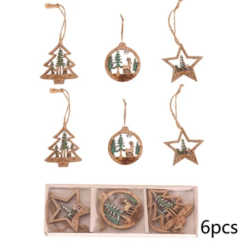 

Card making Pendants Sewing DIY craft 6pcs Embellishment Christmas Bag