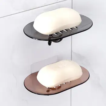 

Wall-mounted Soap Dispenser Durable And Creative Soap Holder Punch-free Bathroom Accessories Kitchen Home Decor Home