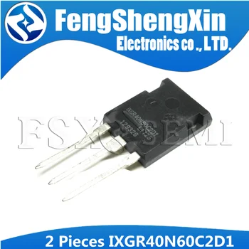 

2pcs IXGR40N60C2D1 TO-247 40N60C2D1 TO247 IXGR40N60 TO-3P 40N60 HiPerFASTTM IGBT ISOPLUS247TM C2-Class High Speed IGBTs