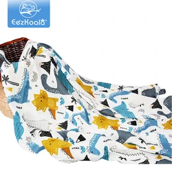 EezKoala 2layers Muslin Baby Swaddl Blanket Newborn Wrap Hammock Swaddling Padding for BabyNubble Wraps Bath Towel