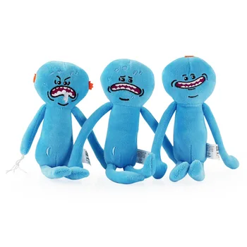 

3pcs/lot 25cm Rick and Morty Happy & Sad & Foamy Mr. Meeseeks Plush Toys Doll Soft Stuffed Toys for Kids Children Xmas Gifts