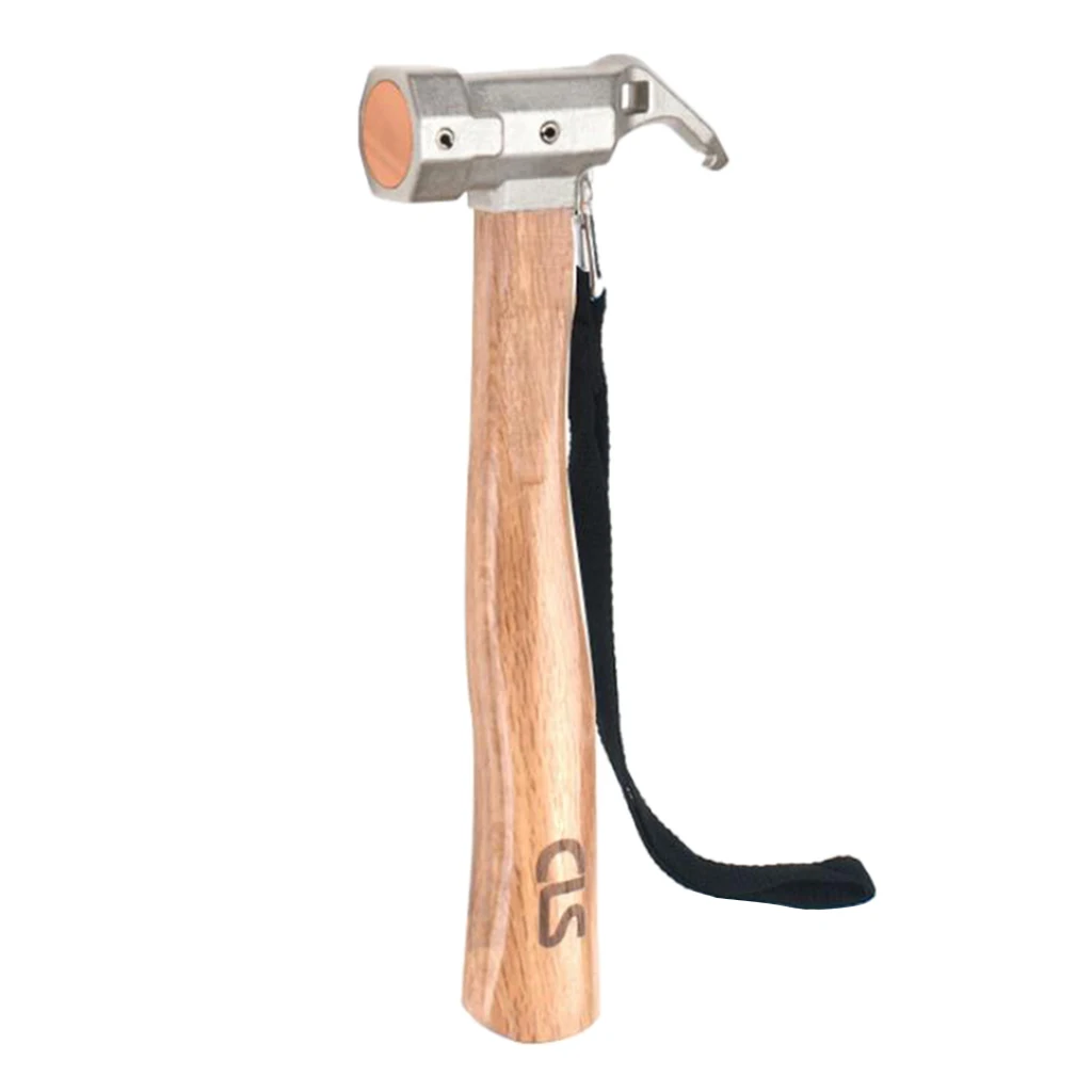 Copper Head Палатки Молот Heavy Duty, 12 дюймов, колышки для палатки кемпинга ставки инструмент для молотка - Color: Copper Head