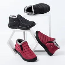 Женские ботильоны; коллекция года; зимняя обувь; новые женские зимние ботинки; зимние ботинки из водонепроницаемого материала; сохраняющие тепло; обувь унисекс; Botas Mujer