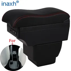 Para mazda mazda 2 braço para mazda 2 caixa de apoio de braço do carro curvo superfície retrofit peças caixa armazenamento acessórios do carro peças interiores