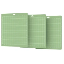 Tapis de coupe adhésif vert moyen, grille carrée et antidérapant, tapis de coupe pour l'art, le textile, le Scrapbooking et les projets de bricolage, 1 pièce