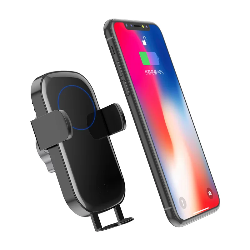

Amazon Hot Selling Smart On-board Bracket Wireless Charger Infrared Sensing Holder Universal Handphone Navigation Bracket