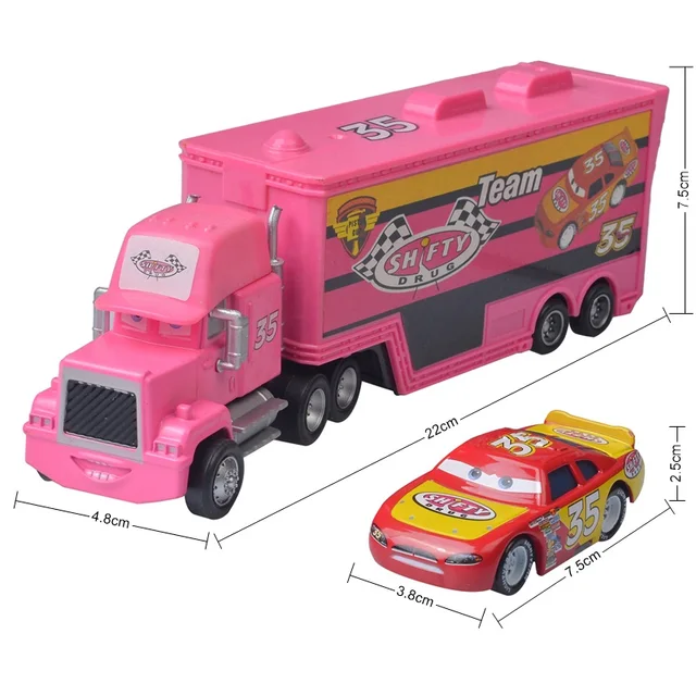 Disney Pixar Cars 3 Toy Lightning The King McQueen 1:55 Diecast Metal Alloy Model Car Toys For Boys Children's Birthday Gift 4