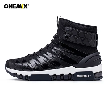 

Onemix Boots for Women Running Shoes Men's High top Light Crosser Fitness Outdoor Jogging Sneakers Comfortable Running Shoes