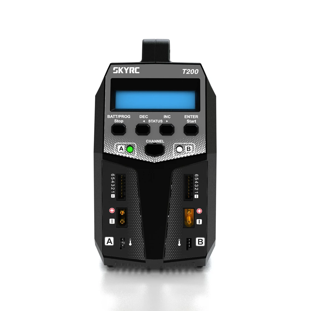 YUFAY SKYRC T200 Двойной AC/DC баланс зарядное устройство 12A 100 Вт XT60 разъем для LiPo Li-Ion LiFe NiCd NiMH PB LiHV батарея