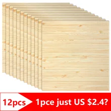 3D деревянная Настенная Наклейка для гостиной домашний декор PE пена водонепроницаемое покрытие для стен обои для телевизора фон для детской комнаты 60*60 см