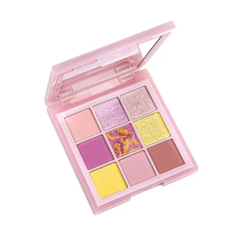 

Missyoung 9 Colors Matte Eyeshadow Palete Smooth Lasting Waterproof Eye Make Up Shimmer Makeup Tools