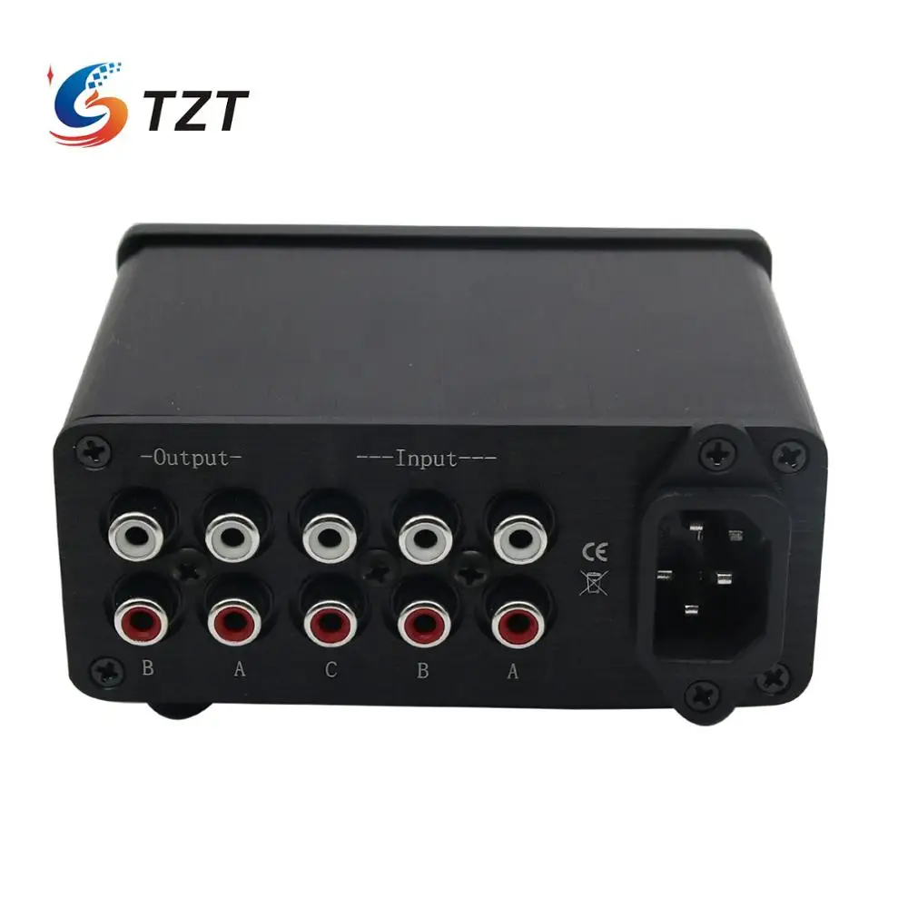 TZT L.HifiSelector Hifi пассивный селектор преусилитель аудио преамп Регулировка