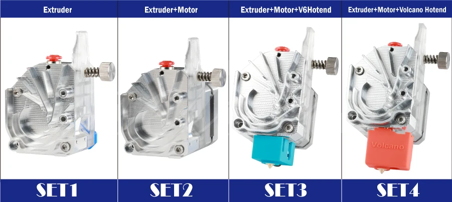 Extrusora de Estrutura Extrusora para Ender Mellow Nf-bmg Aero Hotend Kit Clone Dupla Unidade Bmg 3 Cr10 Prusa i3 Mk3s v6 6 Mellow NF-BMG aero v6 hotend kit clone
