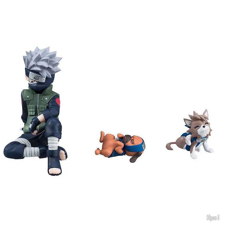 

Anime G. E. M Naruto Shippuden Juvenile Hatake Kakashi Parker Necromancy Forbearance Dog Garage Kit Model