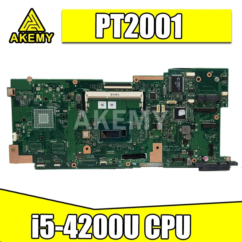 Akemy PT2001 материнская плата REV1.2 для Asus ноутбука протестирована 100% OK W/ i5-4200U CPU |