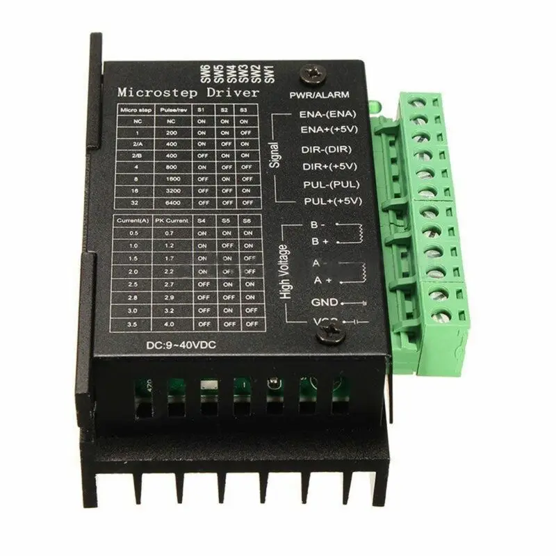Горячая 4A TB6600 одноосный Драйвер шагового двигателя контроллер для 57BYG250H 9~ 40 В DC