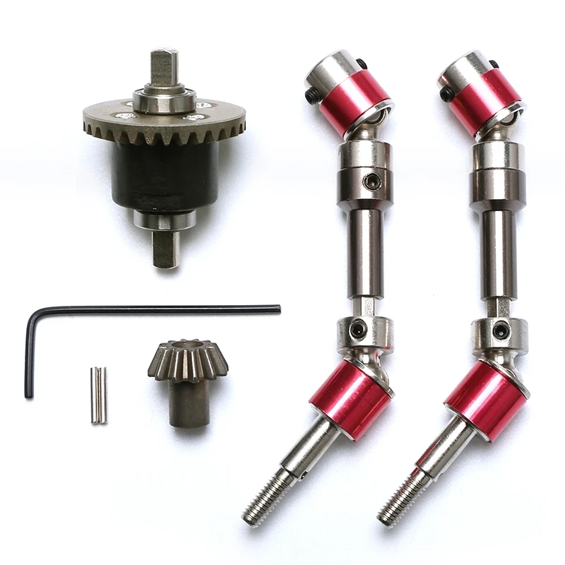 

RC DIY Parts for WLtoys-s 12428 12423 FY03 Upgraded Metal Front Wheel Drive Shaft Front Differential