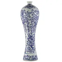 Blue and White Porcelain Vase, Unique Old Chinese Style, Dragonic 2