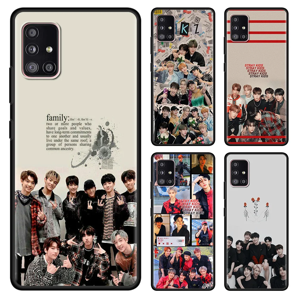 Чехол для телефона stray kids Samsung Galaxy A51 A12 A21s A71 A31 A52 A32 A02 A72 A11 A41 A01 A42 A22 A52s A03s A02s F42 |