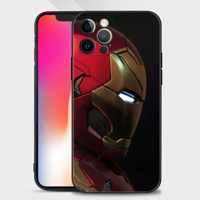 Phone Case For Apple iPhone 13 12 11 Pro Max 13 12 Mini XS Max XR X 7 8 Plus 6 6S SE 2020 Cover Spiderman iron Man Marvel B08