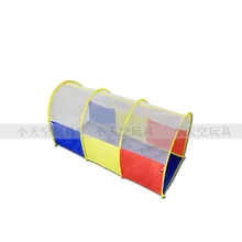 Сенсорная интеграция, тренировочные принадлежности для детей раннего возраста, Детские ползунки, детская трубка, туннель, свободная форма, комбинированный канал, три-Коло