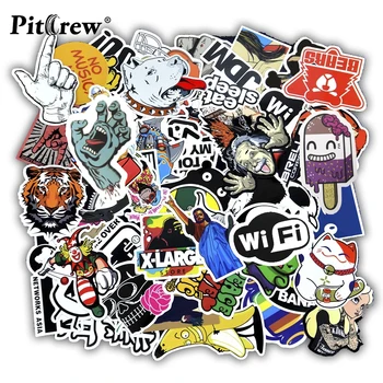 

50 pcs Funny Car Stickers on Motorcycle Suitcase Home Decor Phone Laptop Covers DIY Vinyl Decal Sticker Bomb JDM Car styling
