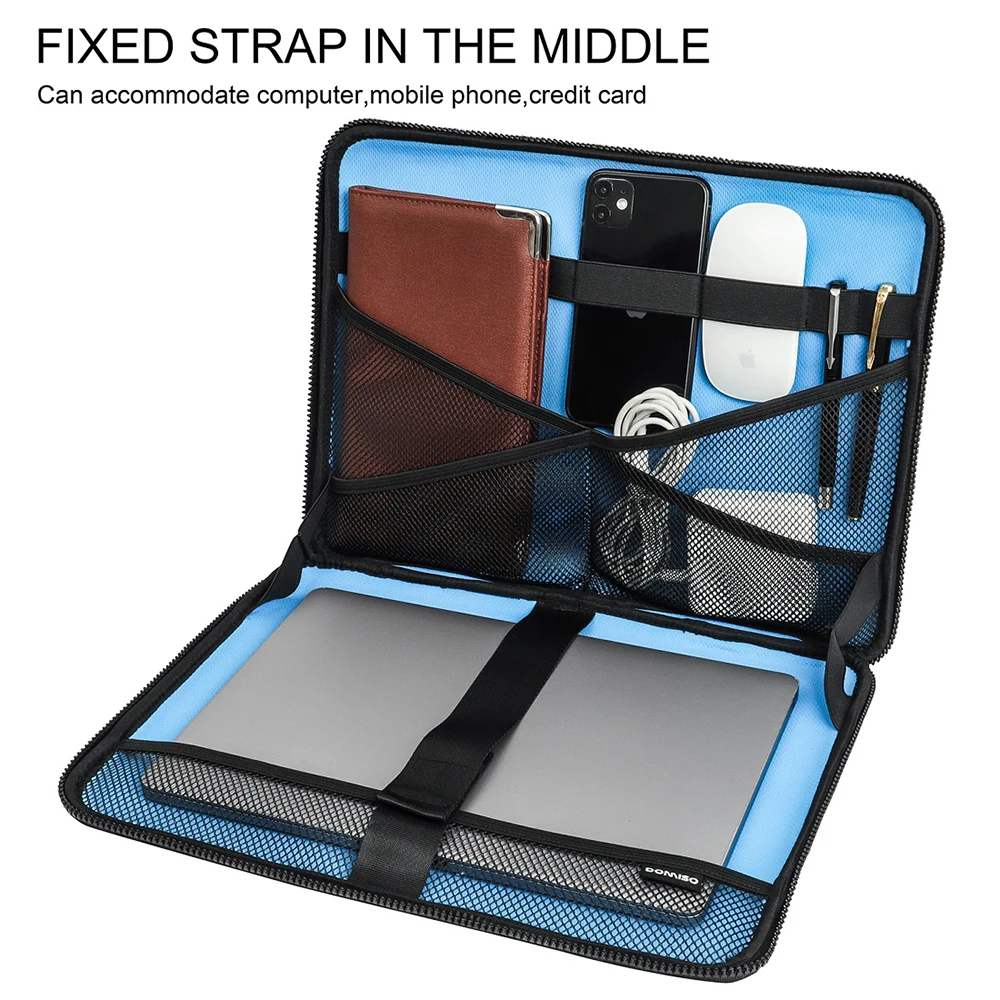 Protective Hard Shell Laptop Sleeve Bag With Handle For 13