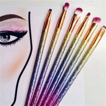 

Makeup Brushes 6 Pcs Gradient Eyeshadow Brush Blending Eyebrow Make Up Brushes Fiber Bristles Cosmetics Kits Cosmetics