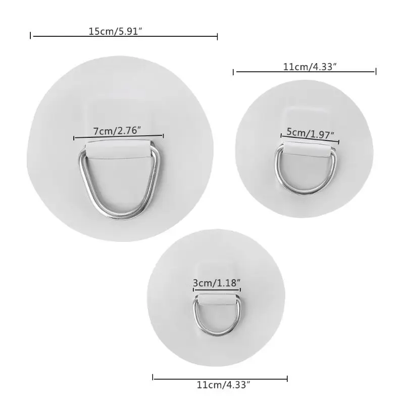 Надувная лодка аксессуары для каноэ D ring Pad Patch Paddle Board Handle Kayak SUP Surfboard Dinghy