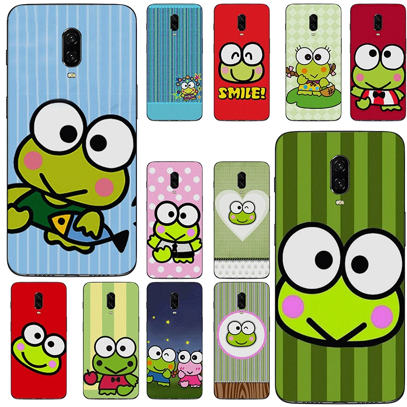 Mobile Cell Phone Case TPU for OnePlus 5 5T 6 6T 7 Pro Cover Cute Cartoon cartoon frog keroppi smile | Мобильные телефоны и