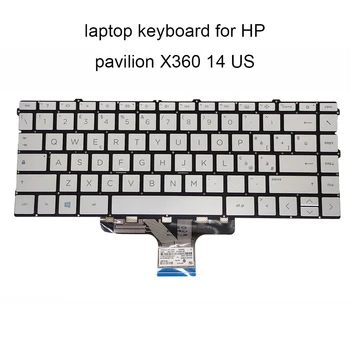 

New Backlit Keyboard for HP pavilion X360 14 CD1055CL 14-CD IT Italian silver laptops KB L85716 L96519 061 original repair part