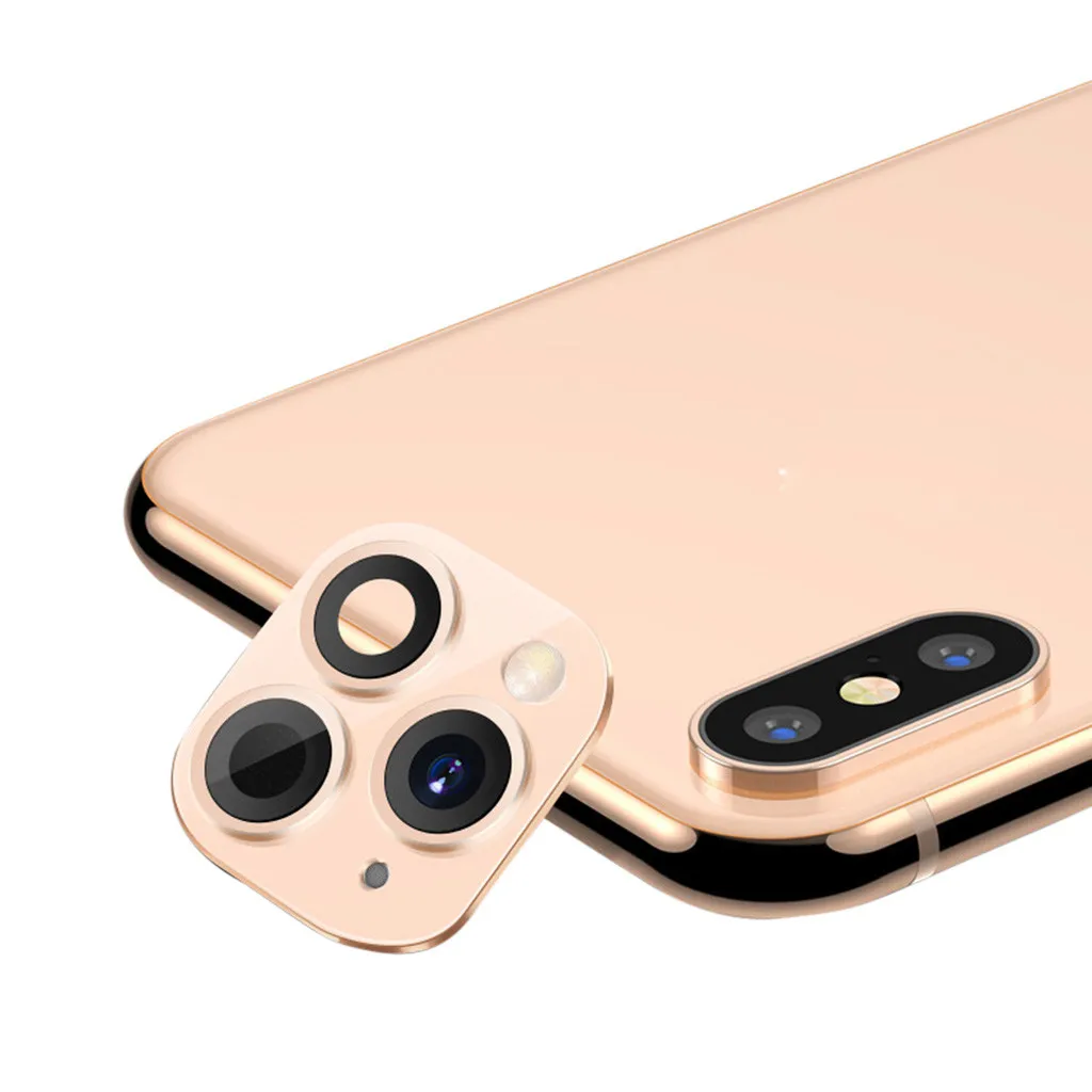 2 шт. наклейка на рассеиватель чехол Чехол для iPhone X XS MAX секундная Замена для iPhone 11 объектив камеры защита экрана чехол для мобильного телефона s