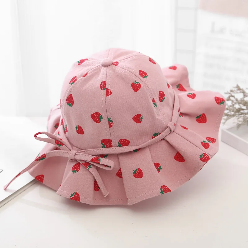 Hot Sale Bucket-Cap Sun-Hat Girls Princess Baby Summer Kids Children's-Accessories Brimmed Large NyoKEBqxQ