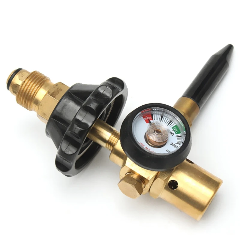 

Helium Tank Regulator Filler Valve For Balloons With Gauge Pkg/1